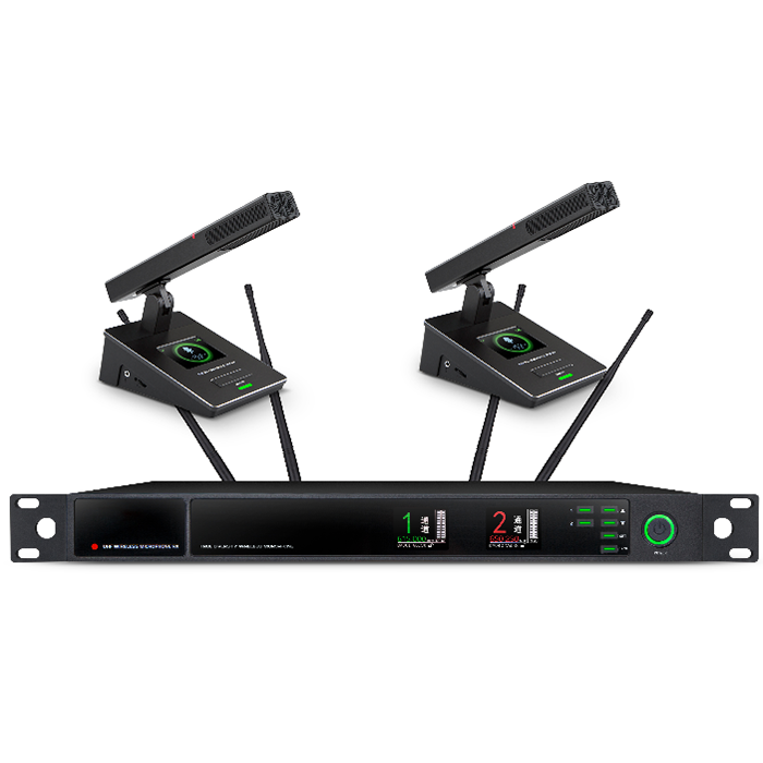 BK-9732  U段一拖二无线聚会（方管）