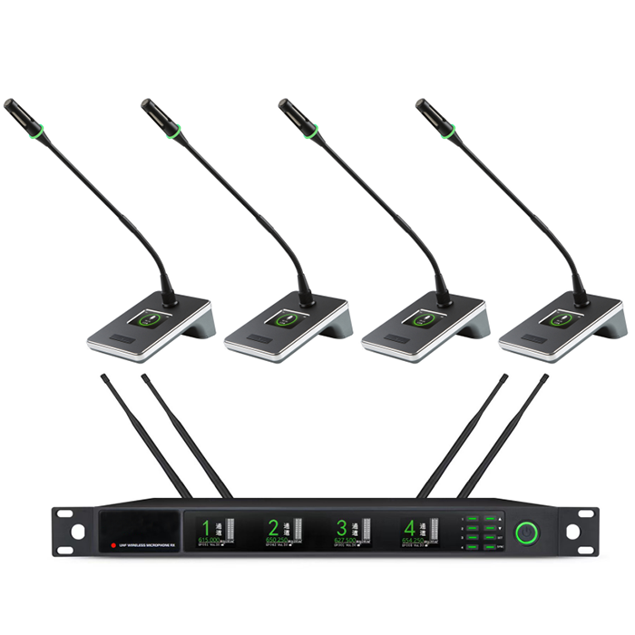 BK-9734  U段一拖四无线聚会（鹅颈）