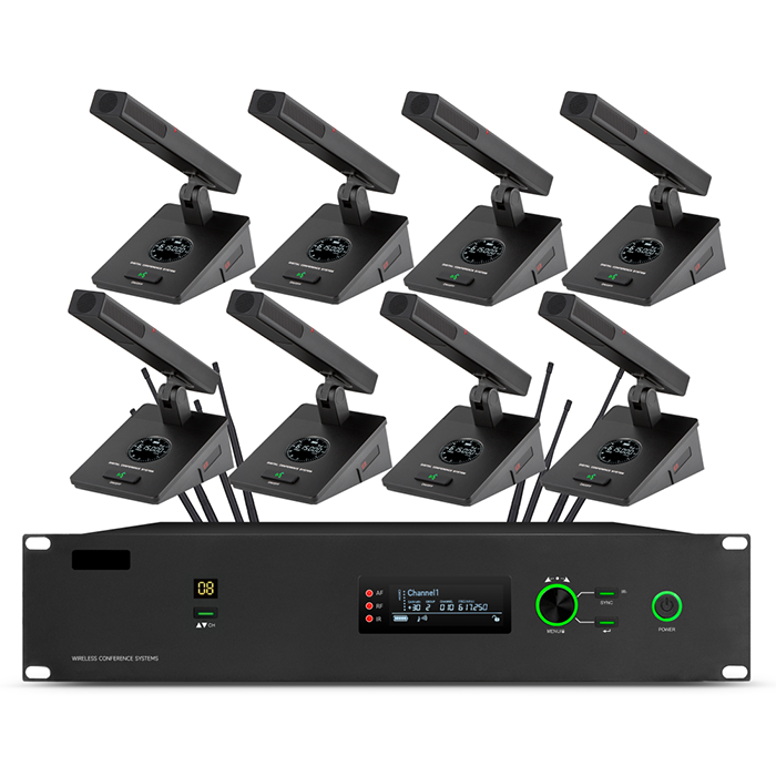 BK-8668  无线视像一拖八聚会（方管）