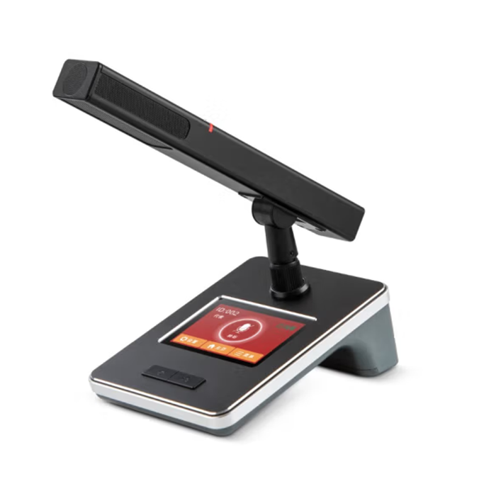 BK-6939A  数字视像有线聚会系统主席单位（3.5触摸屏 可修改配景颜色，定制企业logo）