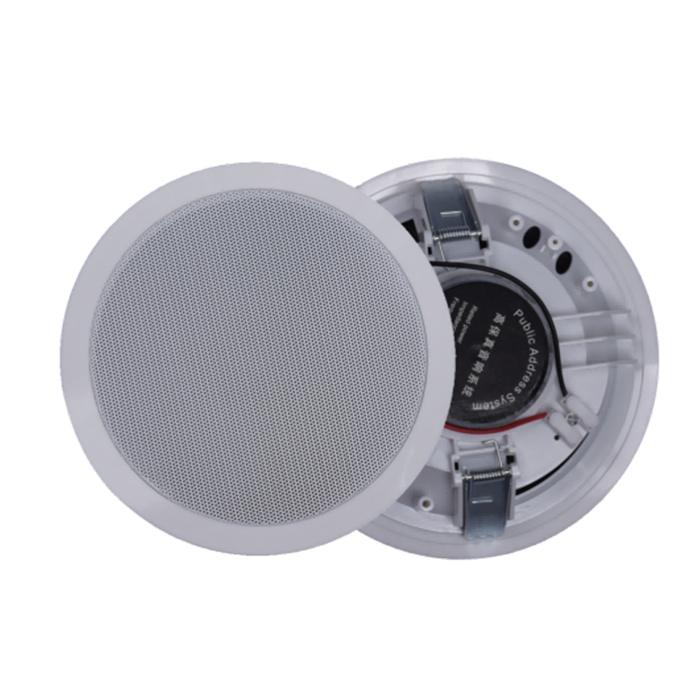 ZY655-3T  6.5寸5W/10W三线制订压无后罩吸顶喇叭