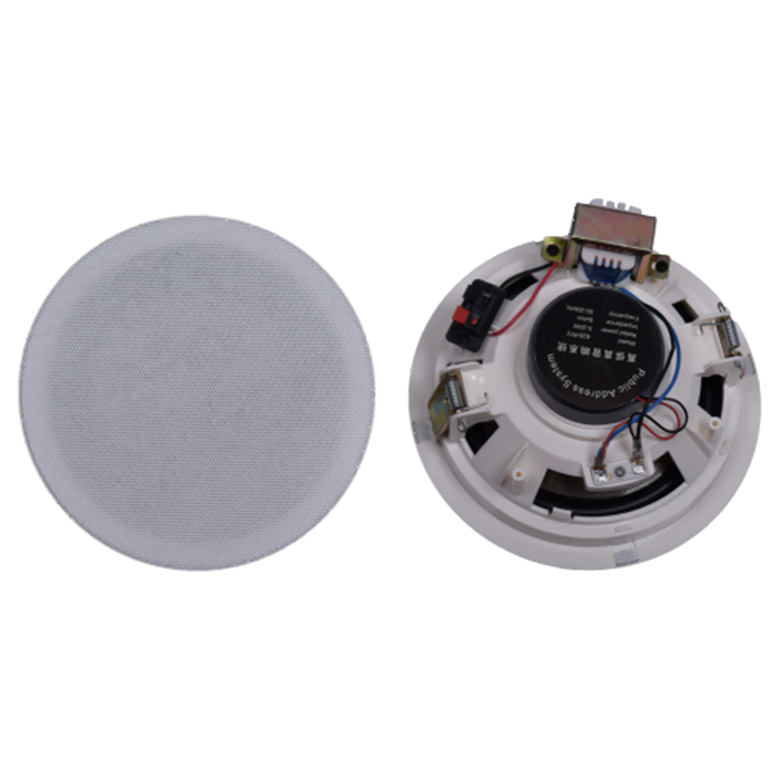 ZY206T  6寸20W无后罩同轴高音吸顶扬声器