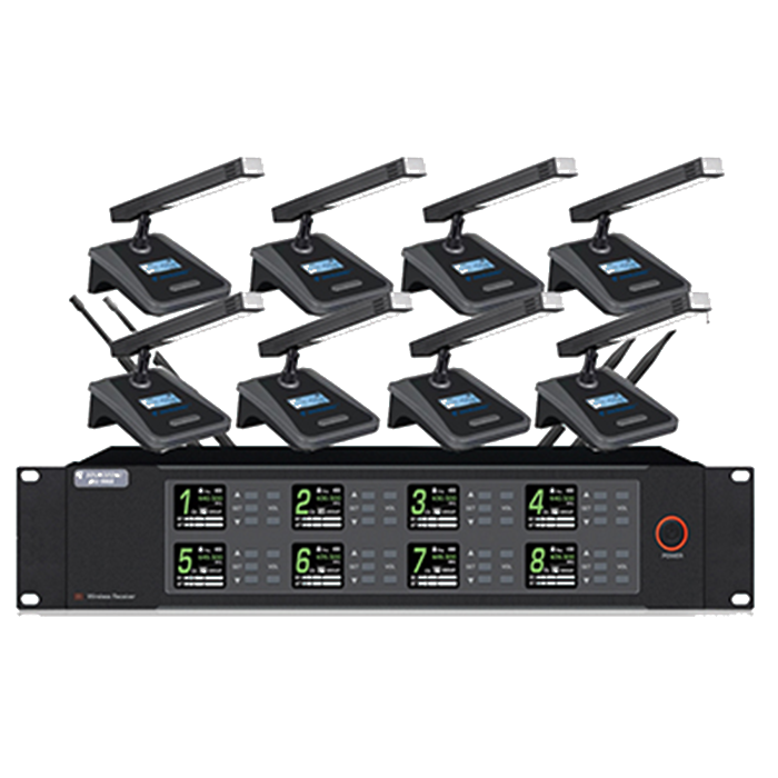 JSU-9868  一托八无线方管聚会话筒