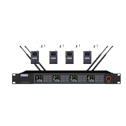 JSU-9468  一托四无线领夹/头戴话筒